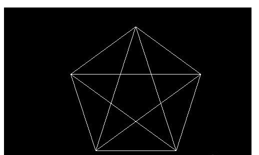 2.png CAD如何快速画五角星