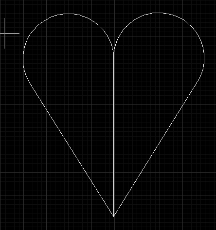 Image 3.png CAD修剪命令绘制心形爱心教程