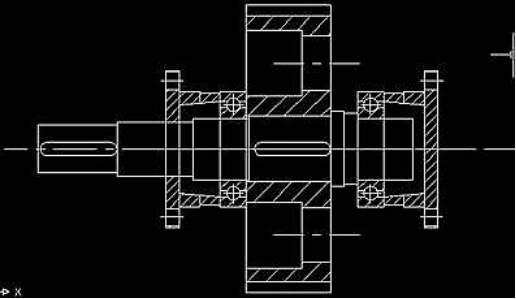 CAD实操之平键和齿轮的安装 CAD实操之平键和齿轮的安装
