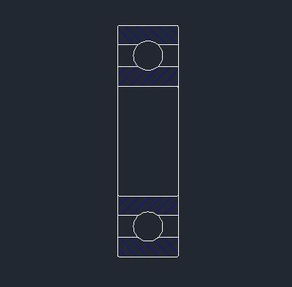 CAD球轴承怎么画 CAD球轴承怎么画