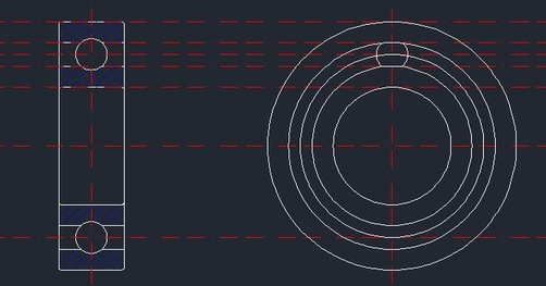 CAD球轴承怎么画 CAD球轴承怎么画