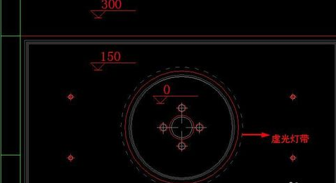 CAD客餐厅吊顶画法 CAD客餐厅吊顶画法