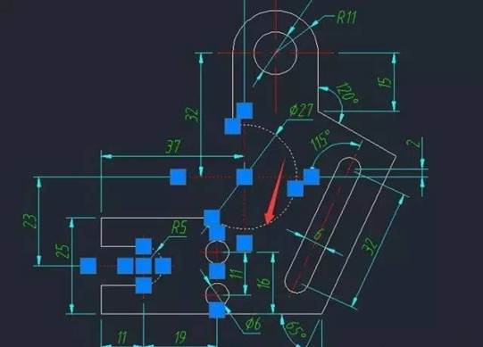 CAD选择多个对象时，选中了不该选的线条，如何只取消选择此线条？