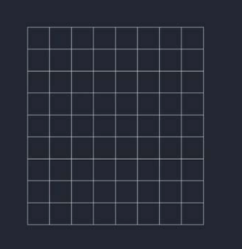 用CAD怎么绘制中国象棋棋盘?