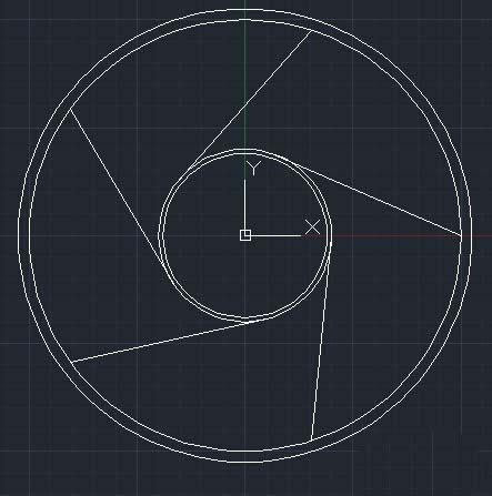 CAD如何绘制轮盘平面图 CAD如何绘制轮盘平面图