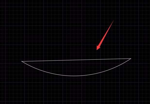 CAD弦长如何添加垂线 CAD弦长如何添加垂线