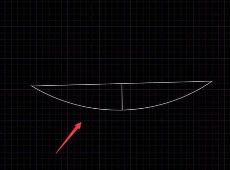 CAD弦长如何添加垂线 CAD弦长如何添加垂线