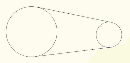 cad怎么绘制两个圆形的公切线 cad怎么绘制两个圆形的公切线