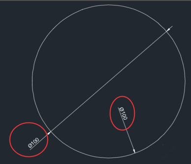 CAD直径与半径标注的方法 CAD直径与半径标注的方法