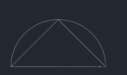 CAD怎么通过三角形的三个顶点来绘制圆弧 CAD怎么通过三角形的三个顶点来绘制圆弧