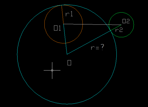 cad画一个圆与另两圆内切、外切.png cad画一个圆与另两圆内切、外切.png