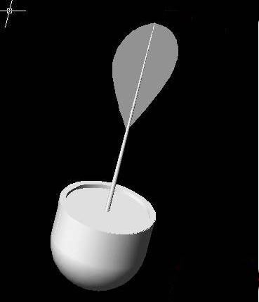 怎么用CAD绘制立体羽毛球? 怎么用CAD绘制立体羽毛球?