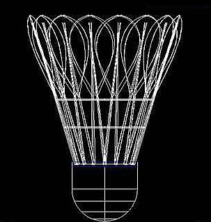 怎么用CAD绘制立体羽毛球? 怎么用CAD绘制立体羽毛球?