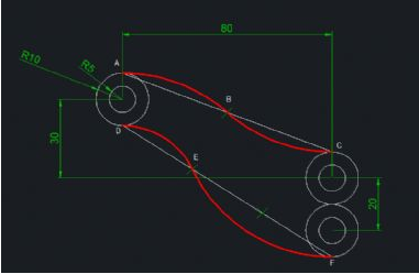 ZWCAD求扣除三个直径10内孔后的面积和Ra的半径 ZWCAD求扣除三个直径10内孔后的面积和Ra的半径