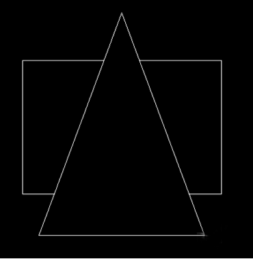 CAD如何覆盖其它图形呢？