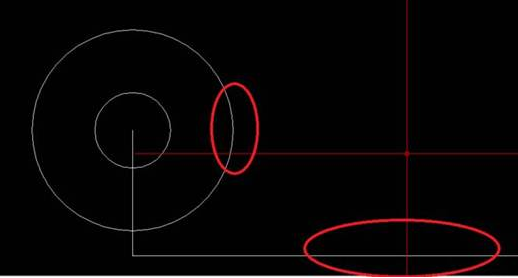 CAD中的圆与直线连接小技巧 CAD中的圆与直线连接小技巧