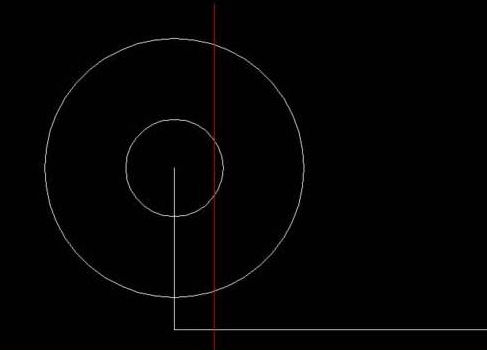 CAD中的圆与直线连接小技巧 CAD中的圆与直线连接小技巧