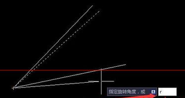 CAD如何通过指定角度旋转对象？
