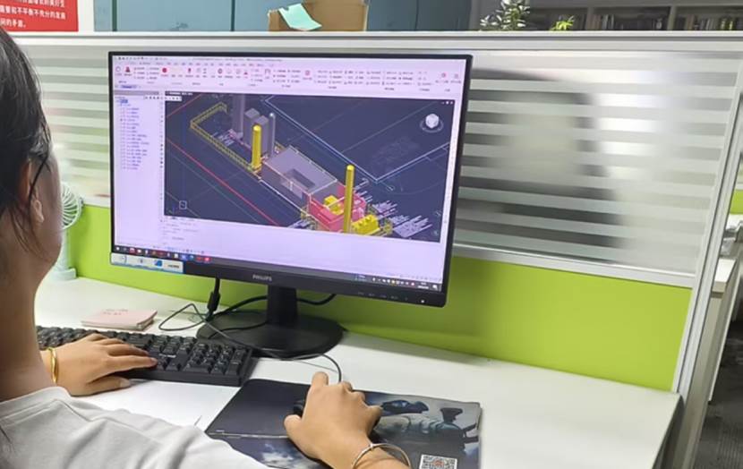 广化设计设计师使用luck18网址绘图